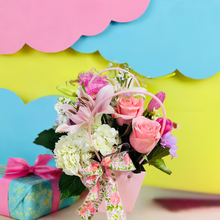 Load image into Gallery viewer, π Floral Pink Tote October Edition π BEST SELLER