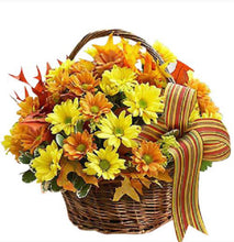 Load image into Gallery viewer, Fall Daisy basket SMALL