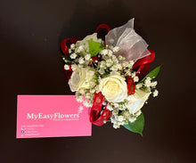 Load image into Gallery viewer, Red Spray Roses Petite Corsage