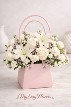 Load image into Gallery viewer, White Elegance Tote.- BEST SELLER
