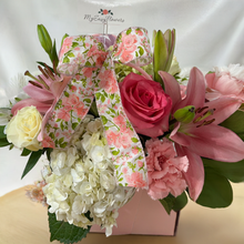 Load image into Gallery viewer, Floral Pink Tote Mother’s Day Edition
