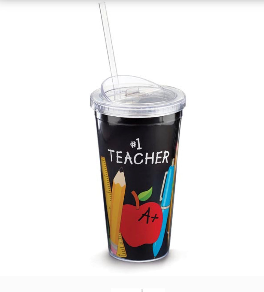 #1 Teacher Travel cup