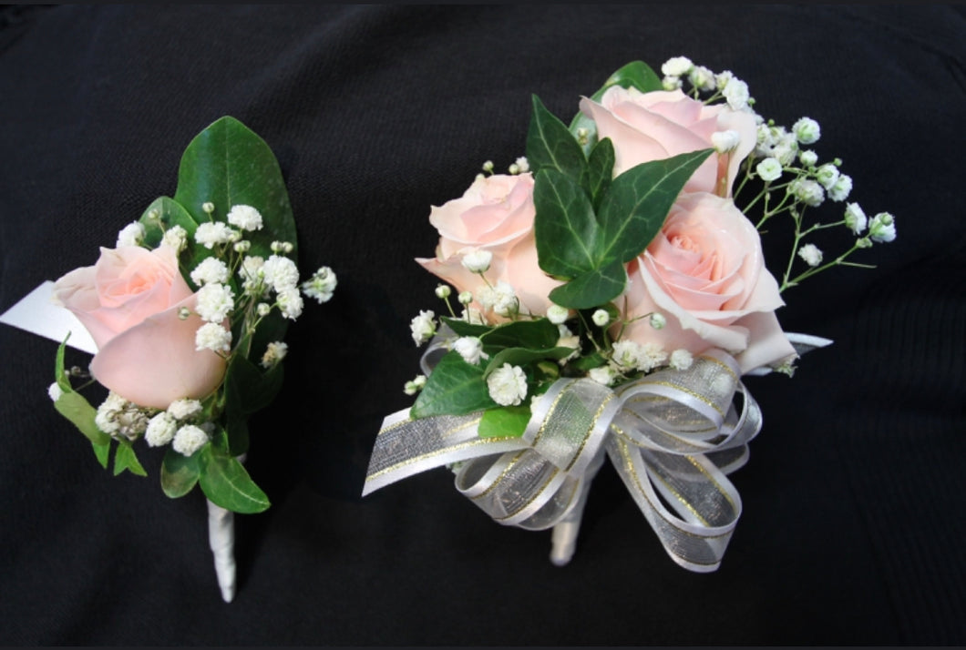 Corsage and Boutonnière