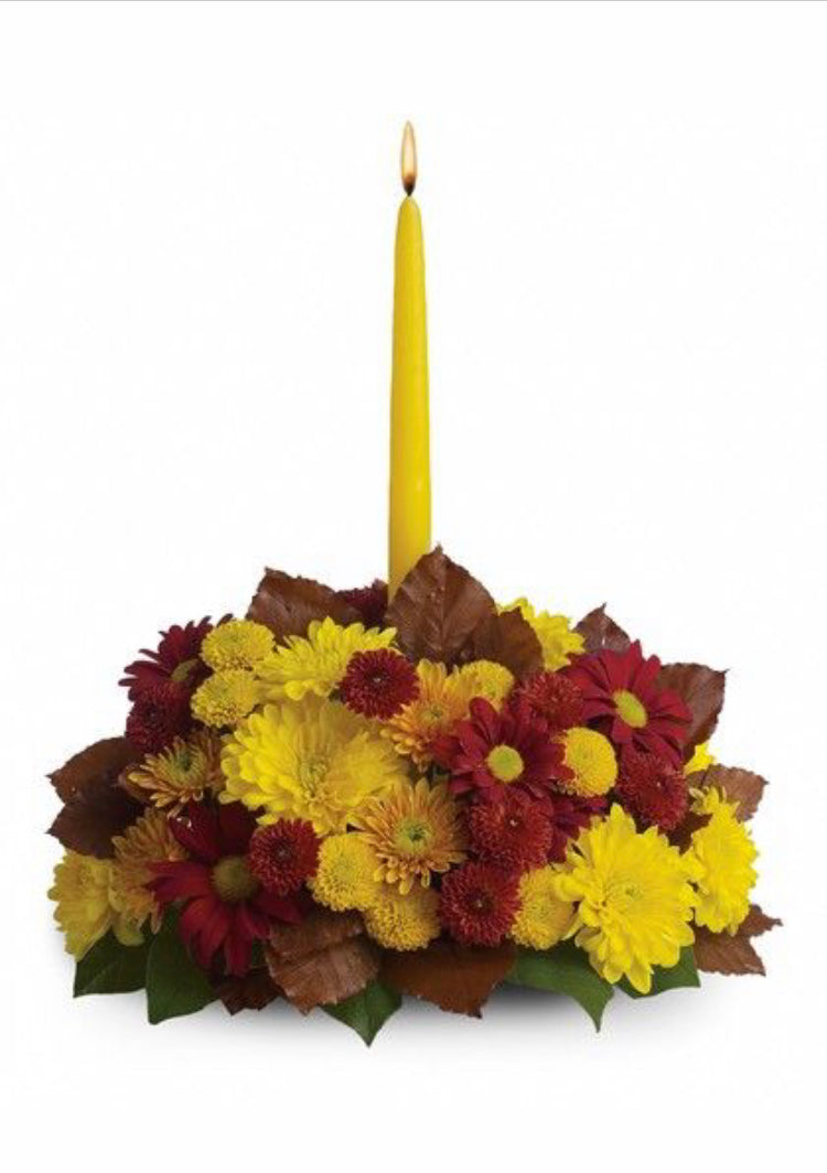 Centerpiece single candle